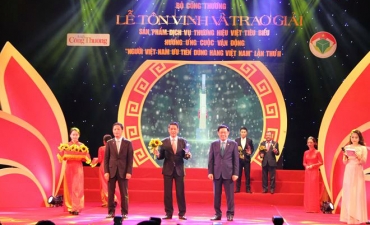 Boganic of Traphaco was honored in the top 10 Vietnamese brand name for the second time