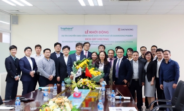 Lễ khởi động Dự án chuyển giao công nghệ giữa Traphaco và Công ty Dược phẩm Daewoong, Hàn Quốc