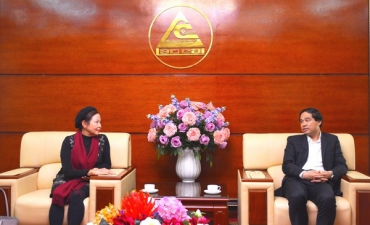 Chủ tịch UBND tỉnh Trịnh Xuân Trường tiếp xã giao Chủ tịch Hội đồng quản trị Công ty cổ phần Traphaco