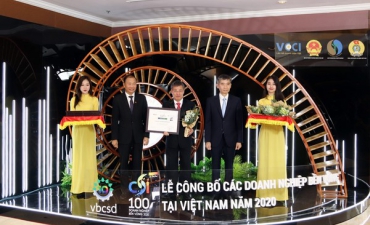 Traphaco được vinh danh trong Lễ công bố Doanh nghiệp bền vững tại Việt Nam 2020