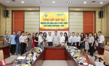 Summary Conference on cooperation in scientific research and product development of Traphaco - Hanoi University of Pharmacy