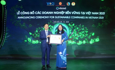 Traphaco là doanh nghiệp dược duy nhất vào Top 10 doanh nghiệp bền vững Việt Nam 2021