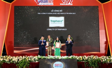 Traphaco lần thứ 2 liên tiếp là Công ty Đông dược uy tín nhất ngành Dược Việt Nam