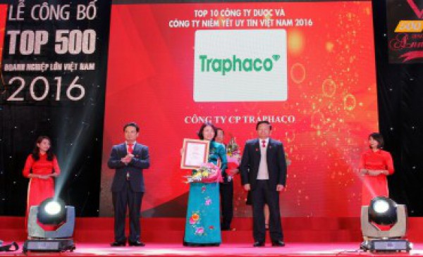 Traphaco – Công ty Dược phẩm Việt Nam uy tín nhất năm 2016