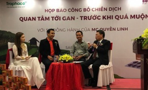 Traphaco công bố chiến dịch “Quan tâm tới gan - Trước khi quá muộn