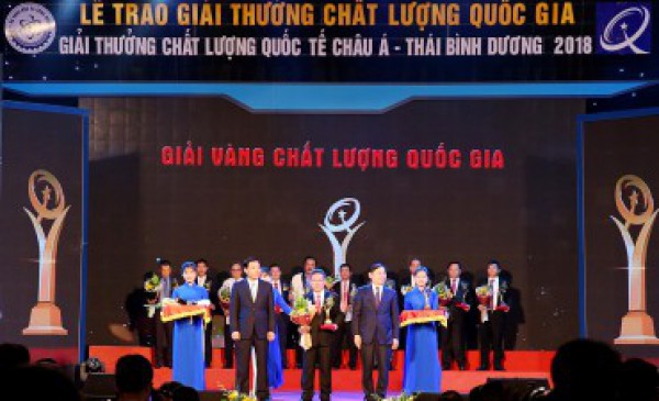 Traphaco vinh dự nhận Giải Vàng chất lượng Quốc gia năm 2018