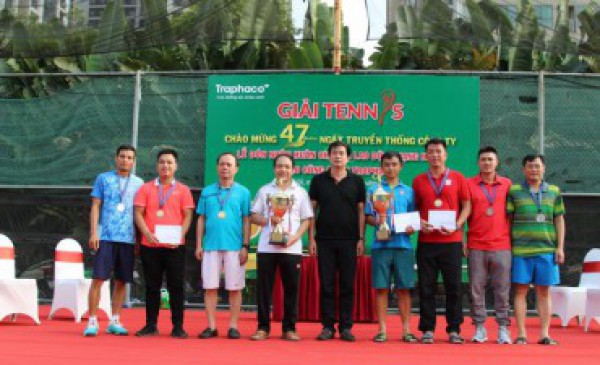 Sôi nổi Hội thao và Giải Tennis mở rộng Traphaco - Chào mừng 47 năm ngày truyền thống công ty