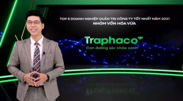 Traphaco đạt Top 5 Doanh nghiệp quản trị công ty tốt nhất năm 2021