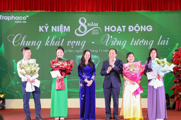 Traphaco Hưng Yên tưng bừng kỷ niệm 8 năm hoạt động