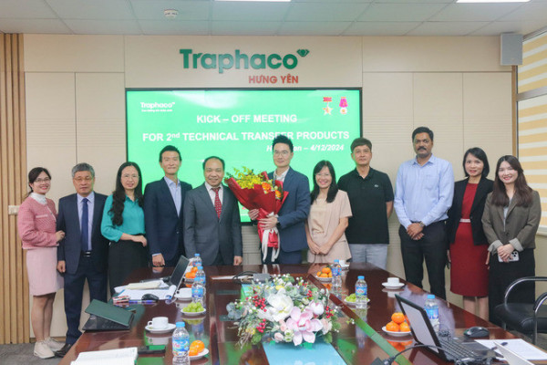 Traphaco tổ chức buổi kick-off triển khai sản xuất sản phẩm chuyển giao công nghệ giai đoạn 2