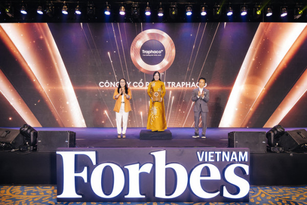 Traphaco được Forbes Việt Nam vinh danh Top 50 Công ty niêm yết tốt nhất Việt Nam 2026