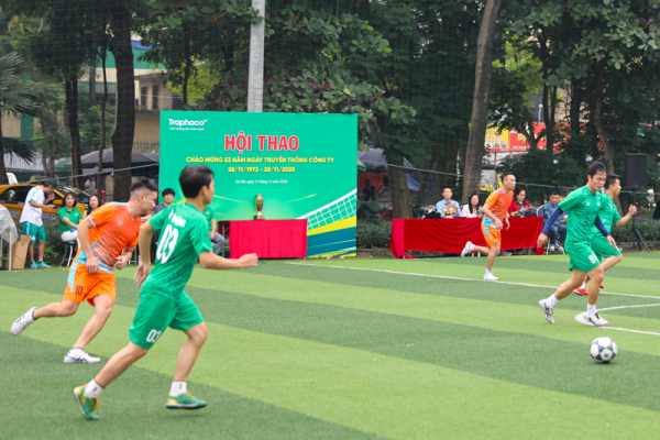 Rực lửa chuỗi sự kiện thể thao chào mừng 53 năm Ngày truyền thống Traphaco