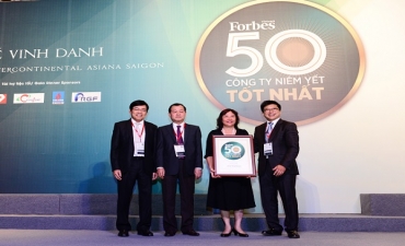 Traphaco được Forbes vinh danh trong Top Công ty niêm yết tốt nhất Việt Nam