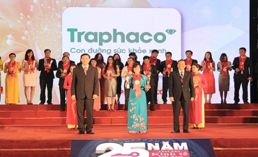 Traphaco được tôn vinh danh hiệu Thương hiệu mạnh Việt Nam 2015