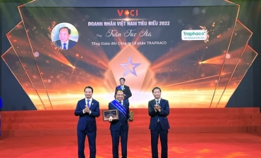 Tổng Giám đốc Traphaco được vinh danh Doanh nhân Việt Nam tiêu biểu năm 2022