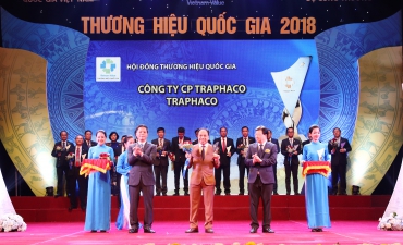 Traphaco vinh dự lần thứ 4 liên tiếp đạt Thương hiệu Quốc gia - Vietnam Value